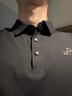 伯希和（Pelliot）戶(hù)外速干polo衫T恤男速干衣女夏季抗菌短袖翻領(lǐng)半袖11421533黑XXL 曬單實(shí)拍圖