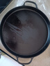 典匠平底煎鍋28cm燒烤盤(pán)鑄鐵烤肉盤(pán)無(wú)涂層生鐵鍋牛排烙餅鍋早餐煎蛋鍋 曬單實(shí)拍圖