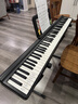 特倫斯電子琴88鍵折疊琴成人兒童初學(xué)電鋼鍵盤(pán)教學(xué)樂(lè )器V10便攜鋼琴 V10典雅黑+延音踏板+原裝琴包+Z型琴架 曬單實(shí)拍圖