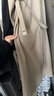 優(yōu)衣庫合作款/女裝無(wú)領(lǐng)長(cháng)大衣483761 31 米色 M 曬單實(shí)拍圖