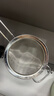 炊大皇 全身304不銹鋼網(wǎng)漏勺26目過(guò)濾網(wǎng)勺細網(wǎng)勺面粉篩撈漏勺中號 曬單實(shí)拍圖