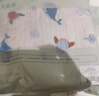 十月結晶嬰兒浴巾包邊紗布兒童浴巾洗澡巾新生兒大毛巾 海洋精靈110*110 曬單實(shí)拍圖