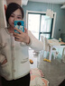 矜持范2025氣質(zhì)名媛秋冬小香風(fēng)日韓潮款仿貂絨外套女士短款針織毛衣開衫 白色 S 85-95斤 曬單實(shí)拍圖