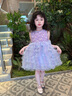 G.duck小黃鴨公主裙女童連衣裙春秋裝兒童tutu裙子夏季女孩背心裙紗裙 紫色 90 90碼建議80-90cm1歲半-2歲 曬單實(shí)拍圖