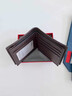 七匹狼（SEPTWOLVES）男士錢(qián)包短款真皮牛皮錢(qián)夾加厚大容量男式軟皮皮夾送男友老公爸爸 絲印狼標加厚啡色3A2923021-02C 曬單實(shí)拍圖