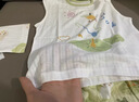 巴厘小豬男童夏裝無(wú)袖背心女童套裝夏季薄款嬰幼兒衣服兒童純棉寶寶家居服 荷塘小鴨 110 曬單實(shí)拍圖
