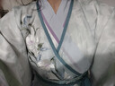 池夏【花間事·云夢(mèng)輕裳】晉制直裾交領(lǐng)長(cháng)衫原創(chuàng  )改良漢服女日常春 直裾+長(cháng)衫(送腰封+腰佩) S 曬單實(shí)拍圖