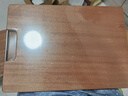 愛(ài)仕達（ASD）菜板進(jìn)口烏檀木99%抗菌砧板整木加大加厚雙面防霉面板40*28*2.5cm 曬單實(shí)拍圖