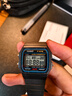 卡西歐（CASIO）手表男復古小方塊運動(dòng)防水學(xué)生男女f91w系列手表F-91W-1D 曬單實(shí)拍圖