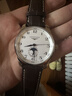 浪琴（LONGINES）瑞士手表 名匠系列月相腕表 男士皮帶機械表L29194783 曬單實(shí)拍圖