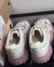 駱駝（CAMEL）山系丑萌鞋女內增高輕戶(hù)外休閑鞋 L25A202145 米/銀/粉 36 曬單實(shí)拍圖