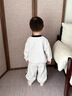 G.duck小黃鴨童裝男童春裝套裝2026新款嬰幼兒童衛衣男孩寶寶帥氣兩件套 灰色 73 碼建議3-6個(gè)月13-16斤cm 曬單實(shí)拍圖