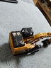 兒童合金挖掘機玩具合金兒童慣性工程車(chē)挖掘機玩具推挖機鏟車(chē)男孩 合金手搖挖掘機（橙色）19*7*14cm 曬單實(shí)拍圖