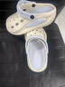 百慕傾臣洞洞鞋女款2026新款夏季外穿厚底eva防滑防臭足弓支撐涼拖鞋女士 白藍【小貓小魚(yú)】 38-39 標準碼（內長(cháng)245mm） 曬單實(shí)拍圖
