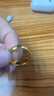 周生生素圈光身面活口泥鰍背開(kāi)口黃金戒指 足金情侶結婚對戒09141R計價(jià) 4.23克(含工費100元) 曬單實(shí)拍圖