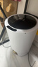 松上迷你脫水機母嬰兒旅行學(xué)生宿舍脫水機家用衣物甩干小型甩干機脫水 白色不銹鋼升級款【機械定時(shí)】 曬單實(shí)拍圖