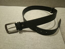七匹狼男士皮帶男真牛皮針扣腰帶男夏季牛仔褲帶休閑生日禮物送老公男友 黑色 曬單實(shí)拍圖