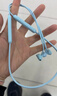 華為（HUAWEI）FreeLace 國家補貼 耳機 活力版 藍牙運動(dòng)耳機 半入耳式 長(cháng)續航 華為運動(dòng)耳機  薄荷藍 曬單實(shí)拍圖