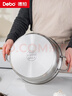 Debo德鉑316不銹鋼蒸鍋二層28cm家用復底蒸煮湯鍋燃氣灶電磁爐通用 曬單實(shí)拍圖