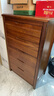 世皇源全實(shí)木斗柜胡桃木客廳五斗收納柜家用臥室四斗抽屜柜儲物柜爆款 五抽【胡桃色】正70*側45*高115 曬單實(shí)拍圖