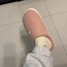 利達妮（TZLDN）防滑棉拖鞋老人防摔女士秋冬季居家室內加絨加厚保暖情侶棉鞋女款 曬單實(shí)拍圖