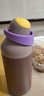 chakolab和序保溫杯雙飲吸管杯大容量運動(dòng)水杯學(xué)生便攜高顏值杯兒童咔噠杯 芋泥可可550ml 曬單實(shí)拍圖