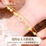 老鳳祥平安扣銀手鏈女穗穗平安和田玉手串生日紀念日禮物送女友老婆 曬單實(shí)拍圖