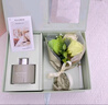 園洲綠三八節女神禮物花香薰套裝送女友送閨蜜老婆伴娘伴手禮生日禮物 梔子花【香薰+花束+禮盒禮袋】 曬單實(shí)拍圖
