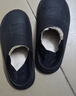 果洛菲厚底棉拖鞋男女冬季外穿防水防滑室內月子鞋包跟棉鞋 黑色 44/45  曬單實(shí)拍圖