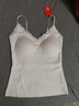 貓人【劉亦菲同款】吊帶背心女帶胸墊蕾絲薄款打底內搭上衣無(wú)袖吊帶衫 曬單實(shí)拍圖