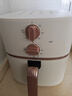 美的（Midea）空氣炸鍋蒸烤一體 免翻面雙旋鈕家用實(shí)用5.3L大容量 多功能空氣炸鍋熱風(fēng)循環(huán)金屬內腔 MF-KZE535J5 曬單實(shí)拍圖