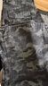 新款秋季復古迷彩闊腿牛仔褲女寬松高腰直筒工裝褲子顯瘦潮流 765灰色加長(cháng) 3XL 建議150-175斤 曬單實(shí)拍圖