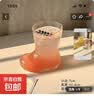 ins風(fēng)網(wǎng)紅創(chuàng)意靴子玻璃杯透明個性果汁飲料啤酒杯潮流咖啡冷飲杯 錘點靴子杯 280ml  標(biāo)準(zhǔn) 曬單實拍圖