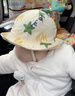 babylove嬰兒遮陽(yáng)帽夏季純棉外出防曬帽子男女寶寶可愛(ài)百搭漁夫帽 曬單實(shí)拍圖