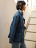 Levi's李維斯26年春夏新款女士美式復古工裝風(fēng)中長(cháng)款休閑牛仔外套 中藍色 M 曬單實(shí)拍圖