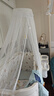 南極人嬰兒蚊帳兒童床蚊帳帶支架通用宮廷開(kāi)門(mén)式寶寶小孩蚊帳罩升降式 曬單實(shí)拍圖