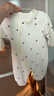 巴厘小豬新生兒衣服春秋寶寶哈衣爬服四季長(cháng)袖空調服睡衣莫代爾嬰兒連體衣 椒鹽鴨掌 66cm 曬單實(shí)拍圖