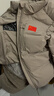 李寧短羽絨服男2025冬季榮耀系列國旗款鴨絨保暖立領(lǐng)外套AYMV661  曬單實(shí)拍圖