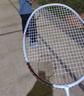 李寧（LI-NING）羽毛球拍雷霆小鋼炮全碳素進(jìn)攻型超輕高磅單拍白色4U 已穿線(xiàn) 曬單實(shí)拍圖
