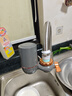 美的（Midea）凈水器水龍頭過(guò)濾器家用自來(lái)水濾水器直飲前置過(guò)濾器廚房衛生間通用除水垢除余氯雙出水可清洗濾芯 一機七芯【五年免換芯】 曬單實(shí)拍圖