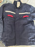 AETEL防靜電工作服套裝男春秋長(cháng)袖勞保服電焊汽修工裝印制 藏藍175 曬單實(shí)拍圖