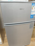 日普（RIPU）小冰箱迷你小型雙門(mén)家用一級能效宿舍出租房辦公室節能省電冷藏冷凍電冰箱 【年銷(xiāo)百萬(wàn)】58升銀色【小巧不占地】 曬單實(shí)拍圖