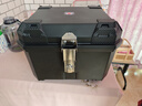 網(wǎng)紅/摩托車(chē)尾箱后備箱大容量外賣(mài)箱防水通用電瓶電動(dòng)車(chē)頭盔尾箱 35L合金鎖+在路上 曬單實(shí)拍圖