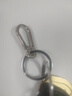 腰掛鑰匙扣男女通用高端創(chuàng  )意鑰匙鏈掛件金屬鑰匙圈簡(jiǎn)約鑰匙掛件 銀色扣 1個(gè) 曬單實(shí)拍圖
