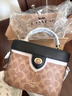 蔻馳（COACH）【官方授權店】奢侈品單肩手提女包經(jīng)典老花盒子包生日禮物送女友 新款CBQ35IMQRX【南沙倉】 曬單實(shí)拍圖