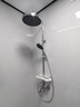 九牧（JOMOO）官方旗艦100%全銅淋浴花灑套裝增壓恒溫衛生間洗澡沐浴除垢大噴頭 亮銀色三檔圓形噴頭 曬單實(shí)拍圖