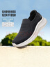 足力健老人鞋休閑百搭中老年散步鞋輕便爸爸鞋26117043J 碳灰 42 曬單實(shí)拍圖