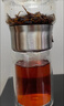 FLOGO德國品牌茶水分離杯一人茶壺飄逸杯便攜式旅行茶具送長(cháng)輩禮泡茶 黑色套裝（茶水分離杯+收納包） 曬單實(shí)拍圖