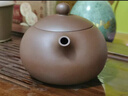 巫記紫砂壺朱泥壺全手工可斷水壺紫砂原礦仿古西施壺泡茶家用功夫茶具 紫泥西施壺 曬單實(shí)拍圖