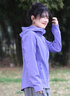 KOLON SPORT/可隆戶(hù)外軟殼衣 女子防風(fēng)接觸涼感UPF50+防曬夾克 LKJK6MN066-IS 藍紫色 S 160/84A 曬單實(shí)拍圖